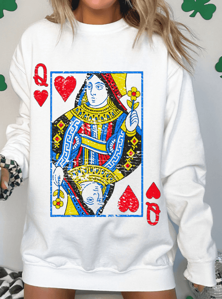 Charlotte Queen of Hearts Tshirt - The Pointe Boutique