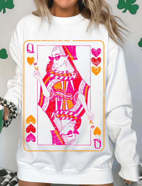 Queen of Hearts Tshirt - The Pointe Boutique