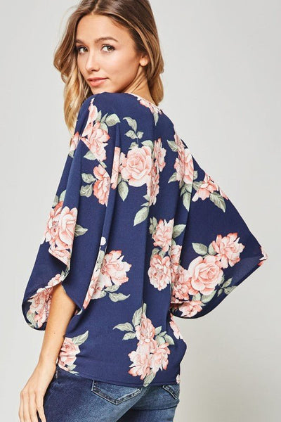 NEVER GETTING OLDER FLORAL TOP - The Pointe Boutique