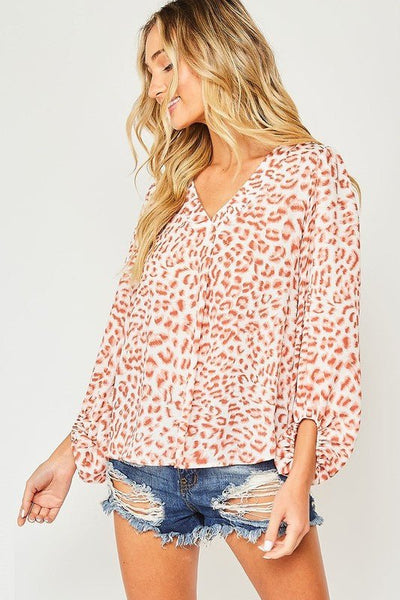 OUT OF THE WILD CHEETAH TOP - The Pointe Boutique