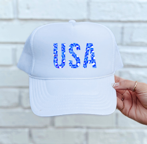 Leopard USA Trucker Hat