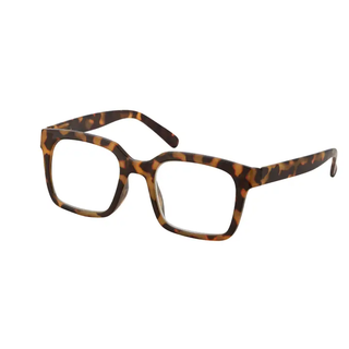 tortoise square reading glasses