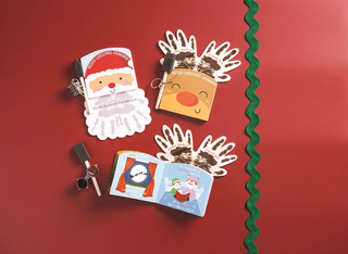 Christmas handprint books