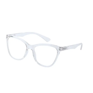 clear rounded reading glasses
