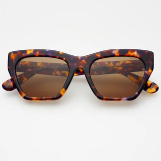 tortoise acetate cat eye sunglasses
