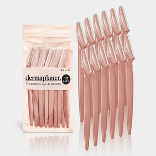 Recycled Plastic Dermaplaners 12pc Set - Terracotta - Kitsch - The Pointe Boutique