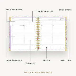 Belle Vie 2027 daily planner with illustrated cover