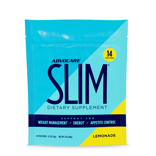 Advocare Slim Dietary Supplement Drink - 14 Stick Packs - Lemonade - The Pointe Boutique