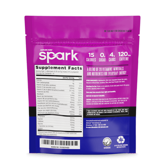 Advocare Spark Energy Drink Mix - 14 Stick Packs - The Pointe Boutique