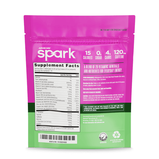 Advocare Spark Energy Drink Mix - 14 Stick Packs - The Pointe Boutique