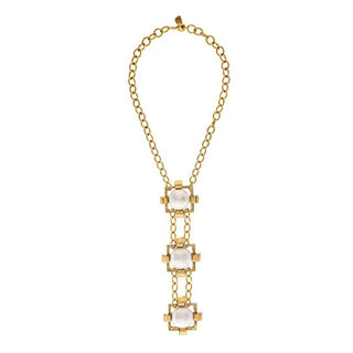 Athena Necklace - White - The Pointe Boutique