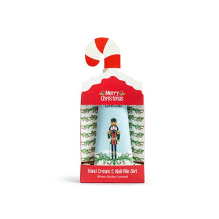 nutcracker hand cream and nail file gift set