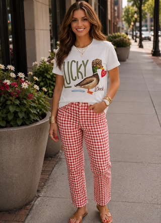 White Lucky Duck Tshirt