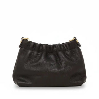 Black italian leather clutch and crossbody bag - The Pointe Boutique