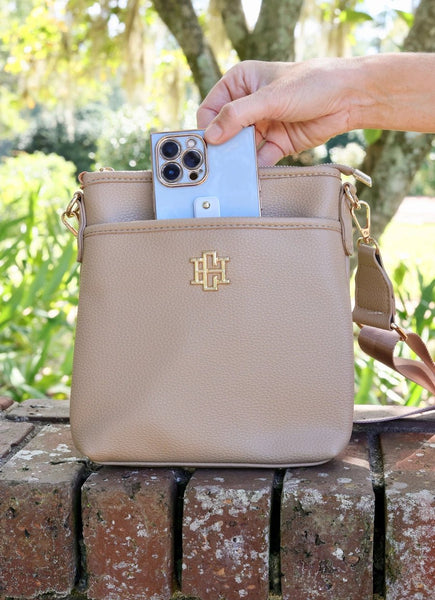 Briggs Crossbody Taupe - The Pointe Boutique