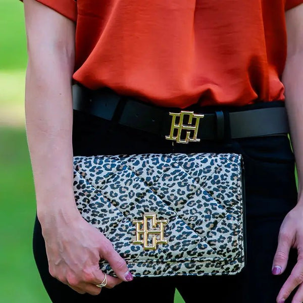 Bryn Clutch/Crossbody Spotted - The Pointe Boutique