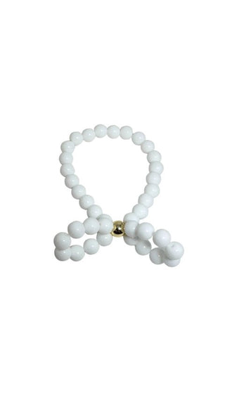 Clara Bow XL White Small - The Pointe Boutique
