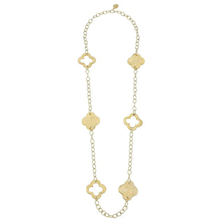 Clover Chain Necklace, Gold 3432VG - The Pointe Boutique