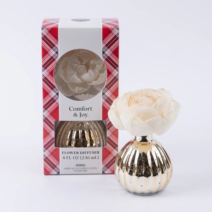 Comfort and Joy Holiday Flower Diffuser - The Pointe Boutique