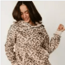 Comfort Zone Hoodie, Leopard Lace - The Pointe Boutique