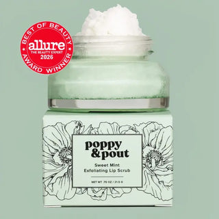 Sweet Mint exfoliating lip scrub jar