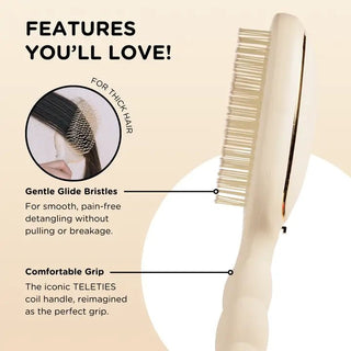 Detangler Hair Brush for Medium Hair - Tan - The Pointe Boutique