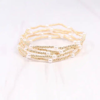 Domic Bracelet Set Gold - The Pointe Boutique