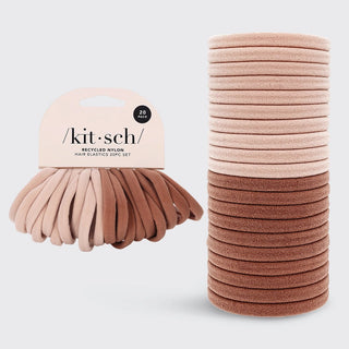 Eco - Friendly Nylon Elastics, 20 pc, Blush - The Pointe Boutique