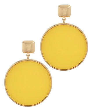The Kensley Round Drop Earrings – view 7