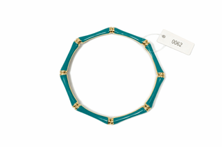 Enamel Bangle Bracelet - The Pointe Boutique