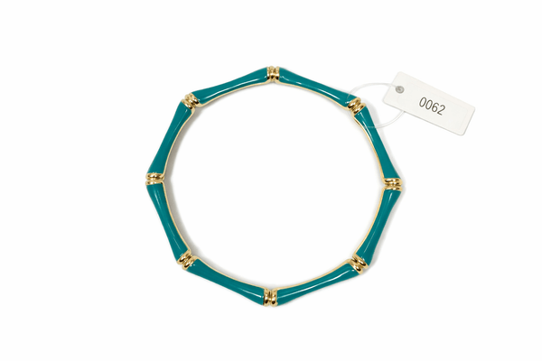Enamel Bangle Bracelet - The Pointe Boutique