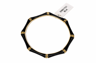 Enamel Bangle Bracelet - The Pointe Boutique