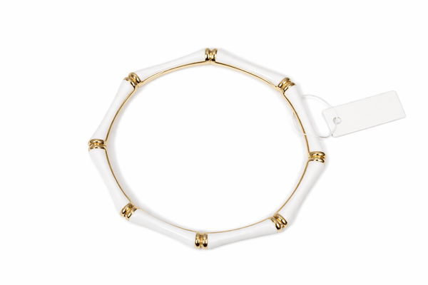 Enamel Bangle Bracelet - The Pointe Boutique