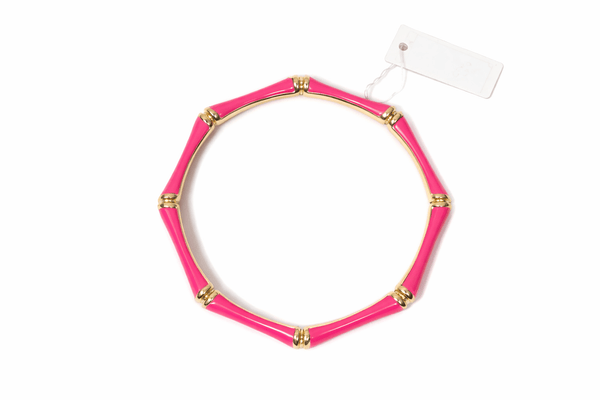 Enamel Bangle Bracelet - The Pointe Boutique