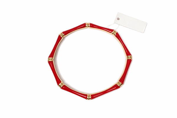 Enamel Bangle Bracelet - The Pointe Boutique