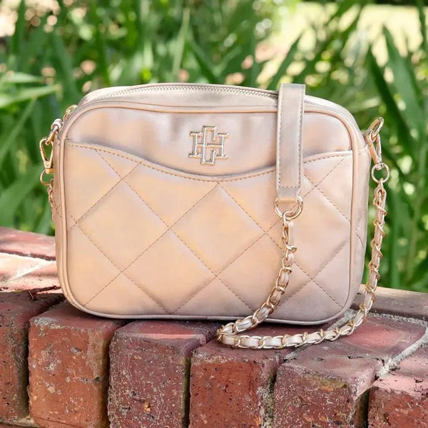 Fiona Crossbody Gold Shimmer - The Pointe Boutique