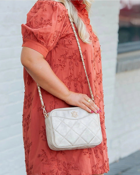 Fiona Crossbody Gold Shimmer - The Pointe Boutique