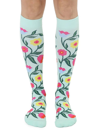 Flower Vine Compression Socks - The Pointe Boutique