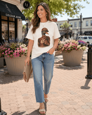 Football Duck Tshirt - The Pointe Boutique