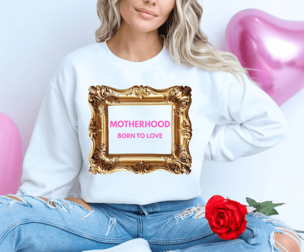 Gold Motherhood Frame Tshirt - The Pointe Boutique