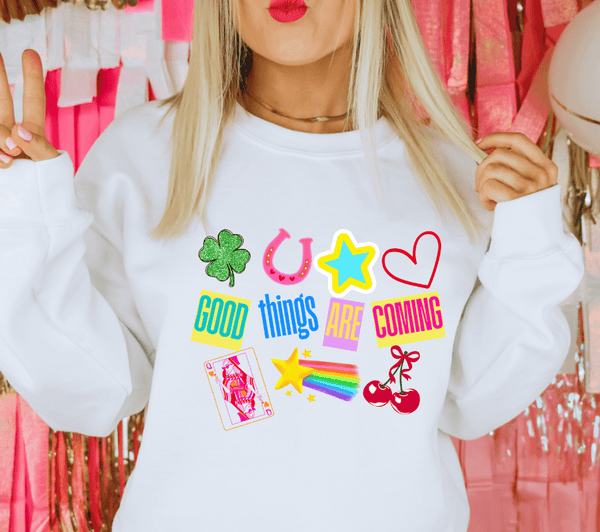 Good Things Are Coming Tshirt - The Pointe Boutique