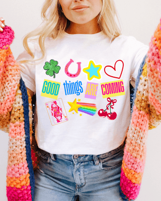 Good Things Are Coming Tshirt - The Pointe Boutique