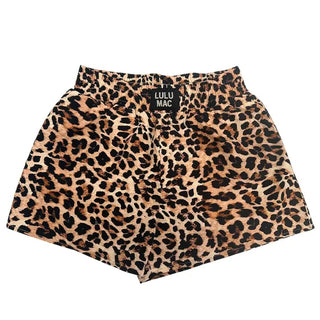 Leopard Boxer Shorts – leopard print boxer shorts with a Lulu Mac label