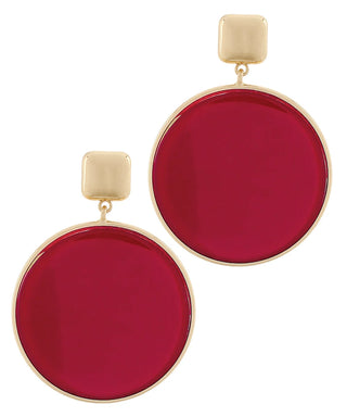 The Kensley Round Drop Earrings – view 4