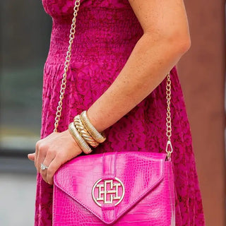 Isabella Crossbody Hot Pink - The Pointe Boutique
