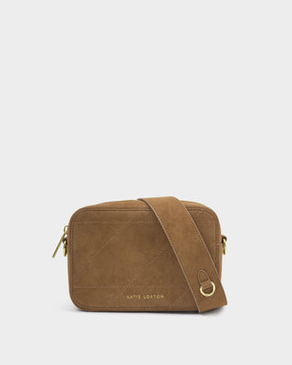Avery Small Crossbody Bag-Caramel Quilted