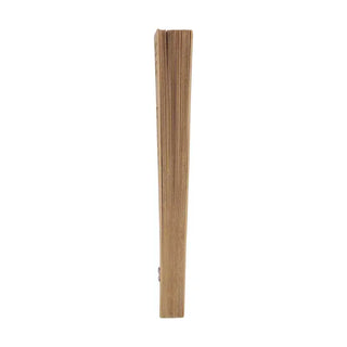 folding laser-cut wooden hand fan