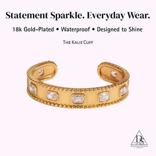 Kalie Cuff Bracelet - Stainless Steel - The Pointe Boutique