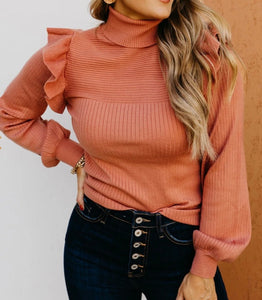 Kara Ruffle Top - The Pointe Boutique
