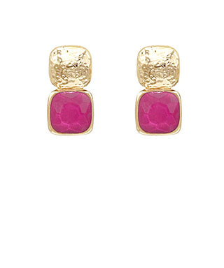 The Ruby Earrings